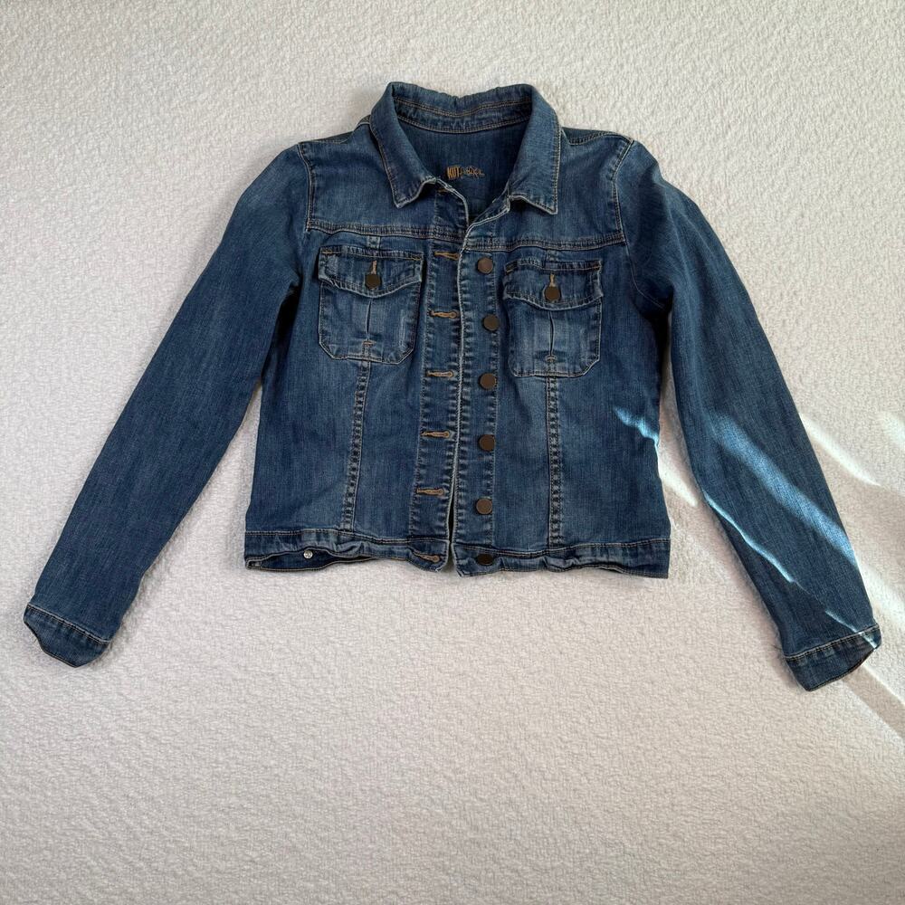 Kut from the Kloth womens Amelia denim jacket size med med wash - Picture 1 of 11